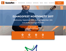 Tablet Screenshot of djangofest.com